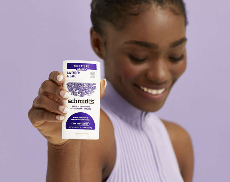 Schmidt's natural deodorant with 100% natural origin ingredients