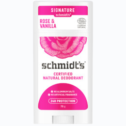Rose + Vanilla Deodorant Stick Packaging