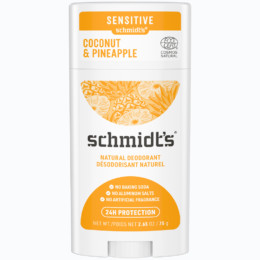 Coconut Pineapple Sensitive Skin Deodorant Stick Packaging