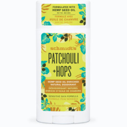 Patchouli + Hops Sensitive Skin Deodorant Stick Emballage