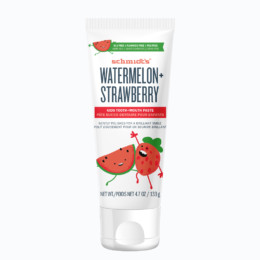 Watermelon + Strawberry Kids Tooth+Mouth Paste Packaging