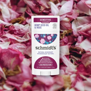 Rose + Black Pepper Sensitive Skin Deodorant Stick Packaging