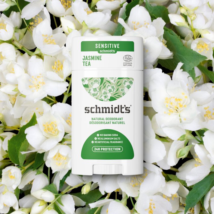 Jasmine Tea Sensitive Skin Natural Deodorant Stick Schmidt's