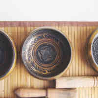 3 sound healing bowls